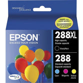 Epson 288 (4 Pack) Durabrite Ultra Ink Cartridge (T288XL-BCS)